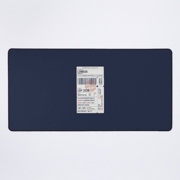 Item preview, Kuta Lombok Vintage Travel Ticket Retro Pass designed and sold by DuckOddity.