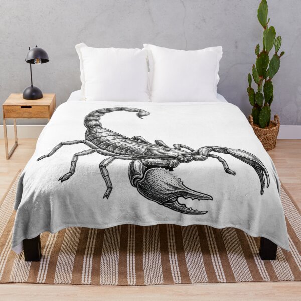 Item preview, Scorpion - Realistic Minimalistic black and white designed and sold by Minimalisticaly.