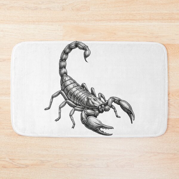 Item preview, Scorpion - Realistic Minimalistic black and white designed and sold by Minimalisticaly.