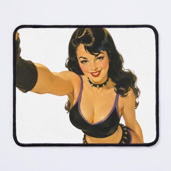 Item preview, Copy of Goth Pin-Up Girl | Vintage Latex Bombshell Original Character designed and sold by Cosplayvintage.