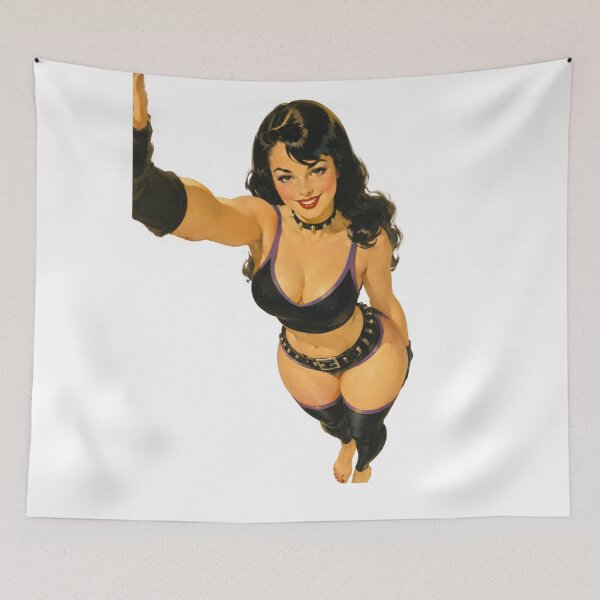Item preview, Copy of Goth Pin-Up Girl | Vintage Latex Bombshell Original Character designed and sold by Cosplayvintage.