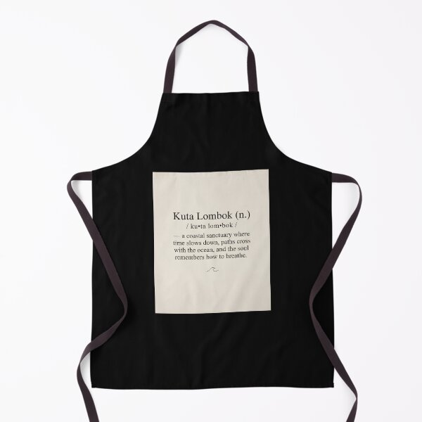Item preview, Kuta Lombok Dictionary Definition Minimalist designed and sold by DuckOddity.