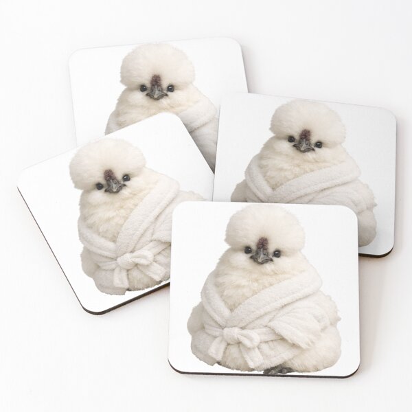 Item preview, Relaxing Bathrobe Silkie Chicken designed and sold by Sillytoe.