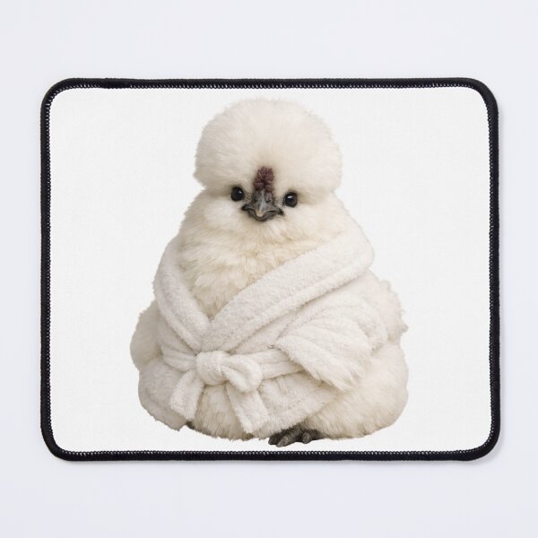 Item preview, Relaxing Bathrobe Silkie Chicken designed and sold by Sillytoe.