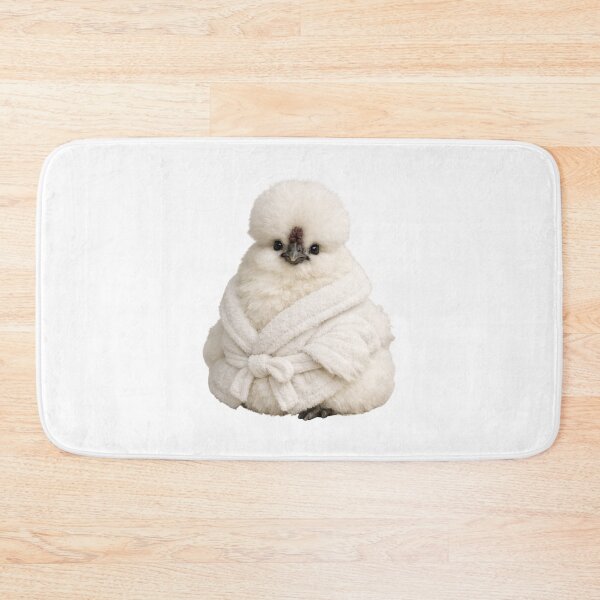 Item preview, Relaxing Bathrobe Silkie Chicken designed and sold by Sillytoe.