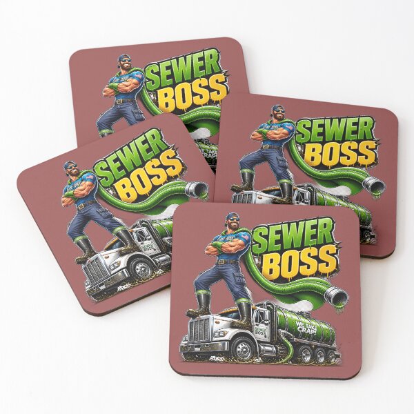 Item preview, Sewer Boss - Septic Superhero designed and sold by StakkaFu.