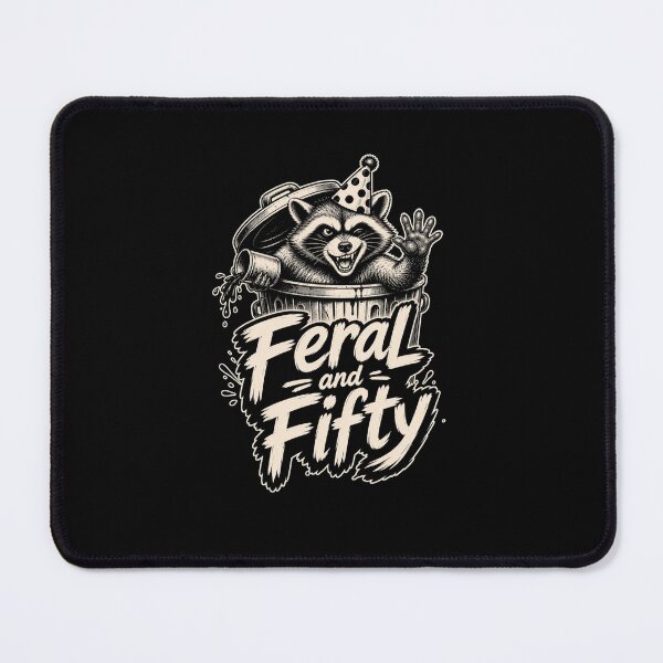 Item preview, Feral and Fifty Raccoon Party Animal designed and sold by snowry.