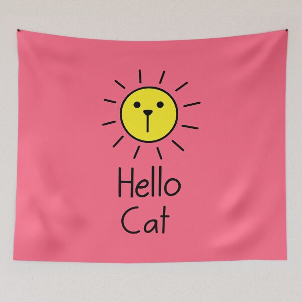 Item preview, Hello Cat designed and sold by RetroChunky®.