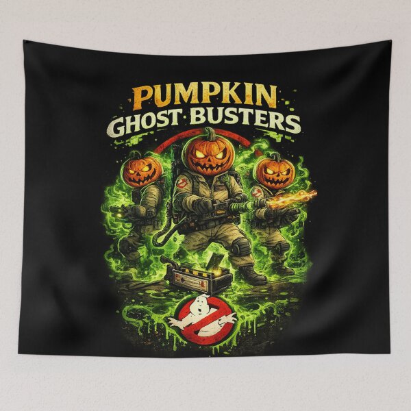 Item preview, PUMPKIN GHOST BUSTERS designed and sold by Brejko.