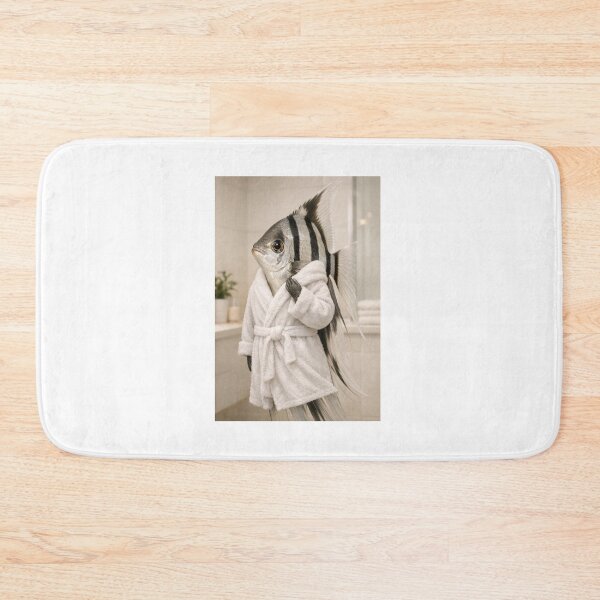 Item preview, Cozy Bathrobe Angelfish designed and sold by Sillytoe.