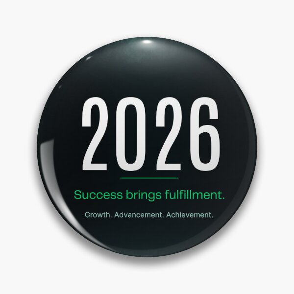 Item preview, Success Brings Fulfillment – Growth, Advancement & Achievement 2026 Motivational Design designed and sold by DervoTeck2767.