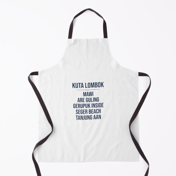 Item preview, Kuta Lombok Surf Spots Minimalist List designed and sold by DuckOddity.