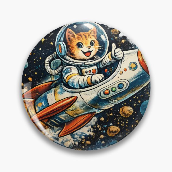 Item preview, Never Give Up Space Cat T-Shirt designed and sold by SupernovaNote.