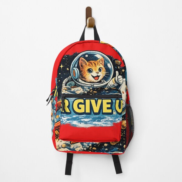 Item preview, Never Give Up Space Cat T-Shirt designed and sold by SupernovaNote.