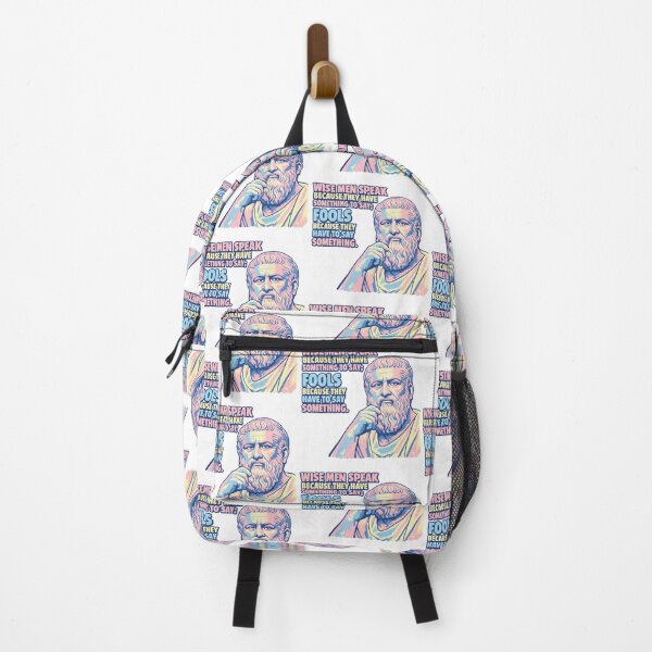 Item preview, Plato’s timeless wisdom: “Wise men speak because they have something to say fools because they have to say something" - Quote Art designed and sold by Donsean22.
