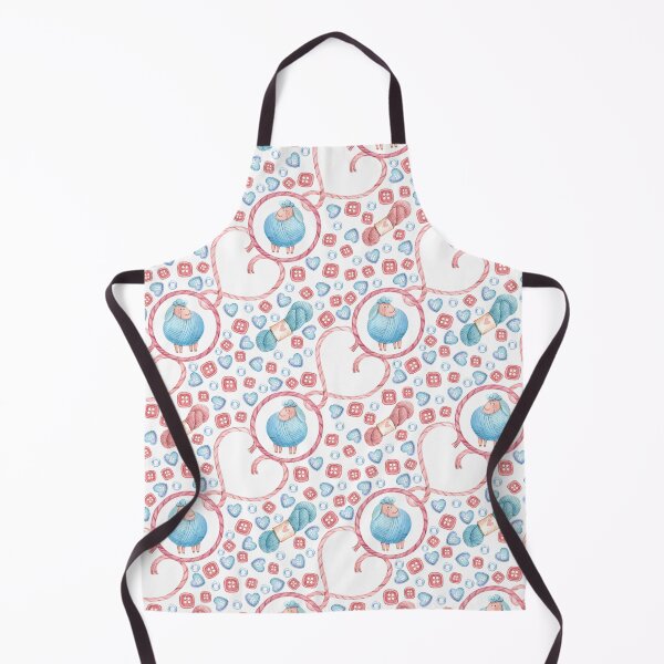 Item preview, Cute Sheep Watercolor Seamless Pattern designed and sold by White Rabbit Design .