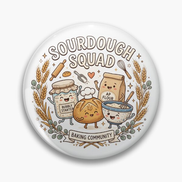 Item preview, Sourdough Squad Mug | Funny Sourdough Baking Gift | Bread Baker Coffee Cup | Artisan Bread Lover Design designed and sold by Softbear Atelier.