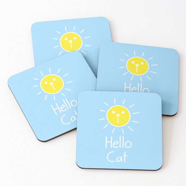 Item preview, Hello Cat Summer designed and sold by RetroChunky®.