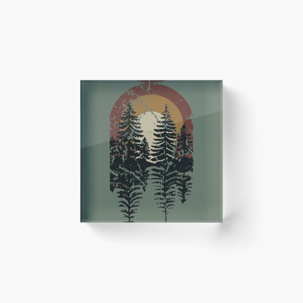 Item preview, Aged Vintage Outdoor Nature Sunset graphic designed and sold by BlueLineLAX.