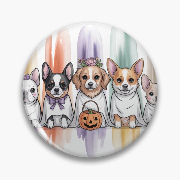 Item preview, Cute Halloween Ghost Dogs Shirt | French Bulldog, Golden Retriever, Corgi & Chihuahua Spooky Dogs | Dog Lover Halloween Gift designed and sold by MS Pod Studio.