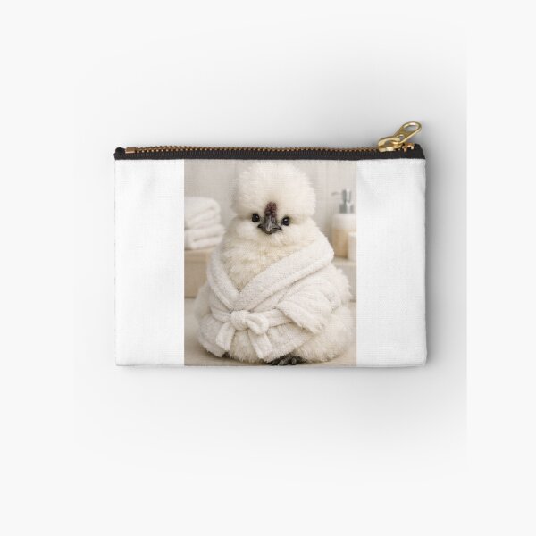 Item preview, Cozy Bathrobe Silkie Chicken designed and sold by Sillytoe.