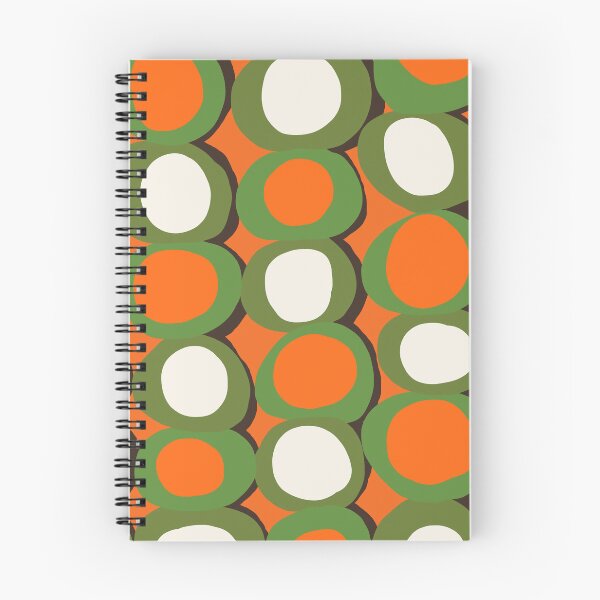 Item preview, Abstract Retro Geometric Circles in Orange and Green designed and sold by Deutschic.