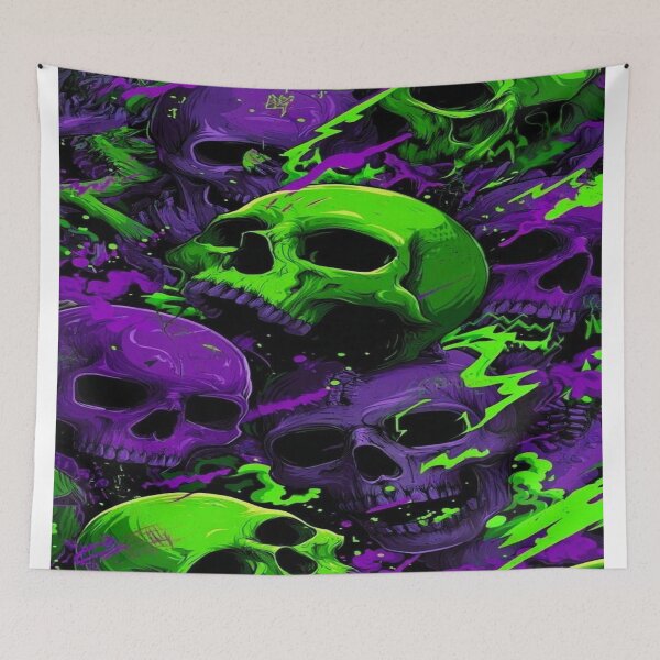 Item preview, Raw Energy of Toxic Chaos ️? Toxic Neon - Dark Pattern designed and sold by RAYBIL.
