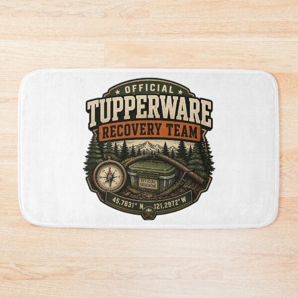 Item preview, Official Tupperware Recovery Team Funny Geocaching designed and sold by IamKristopher.