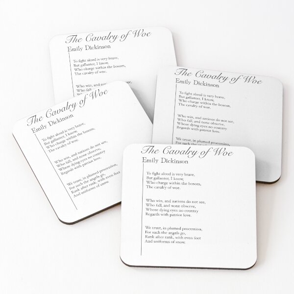 Item preview, To Fight Aloud Is Very Brave — Emily Dickinson Poetry designed and sold by The Prose Atelier.