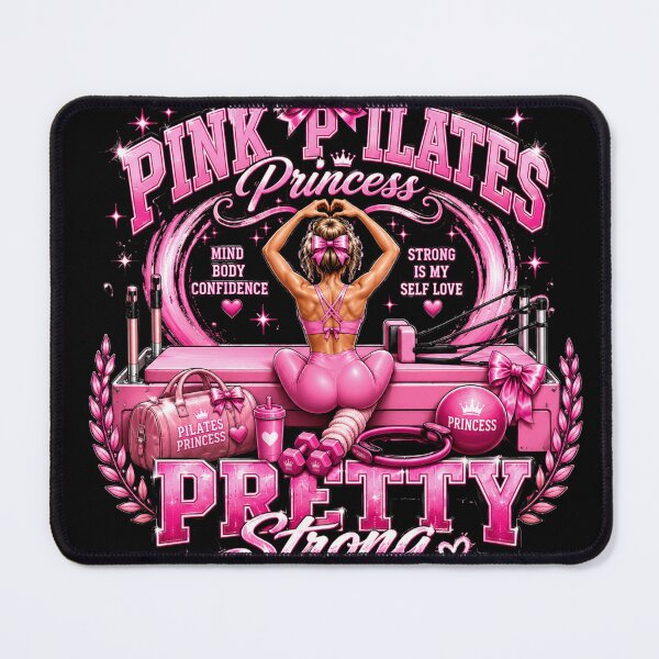 Item preview, Pink Pilates Princess Pretty Strong Aesthetic Gym T-Shirt designed and sold by Digistore1221.