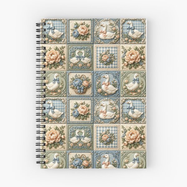 Item preview,  Geese Patchwork Cozy Cottage Garden  designed and sold by scicilysimonee.