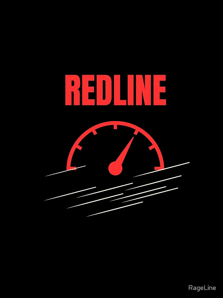 Thumbnail 3 of 3, Scarf, Redline - Minimalist Speedometer Design designed and sold by RageLine.