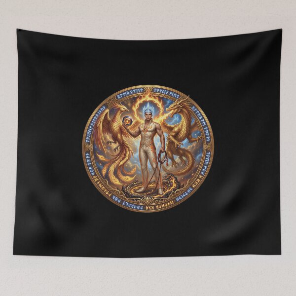 Item preview, Magic Phoenix Rising from Ashes Fire Bird Tee Mythical Reborn designed and sold by gear-posters.