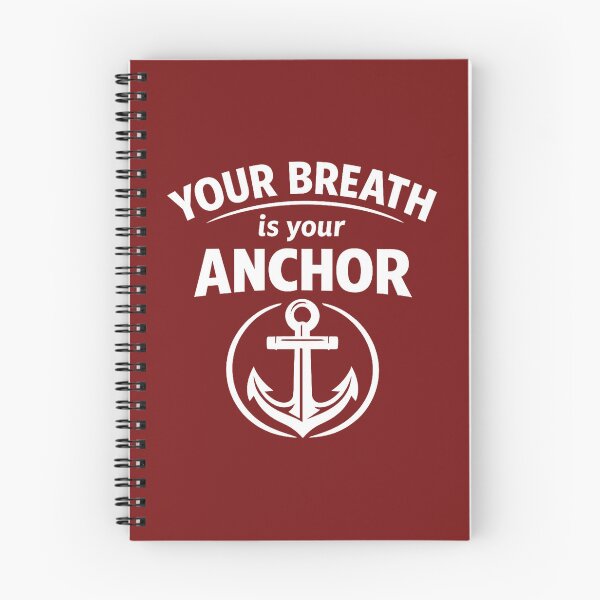 Item preview, Your Breath Is Your Anchor | Mindfulness Meditation Quote Anchor Design designed and sold by DesignHouse07.