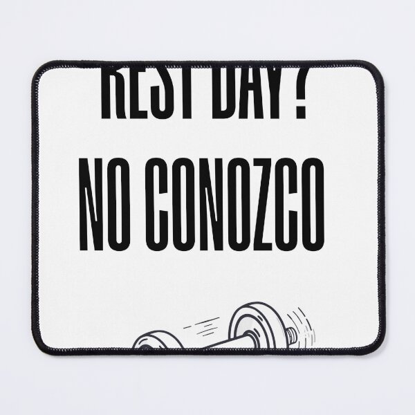 Item preview, Rest Day? No Conozco - Funny Latino Gym Shirt designed and sold by ironvibesco.