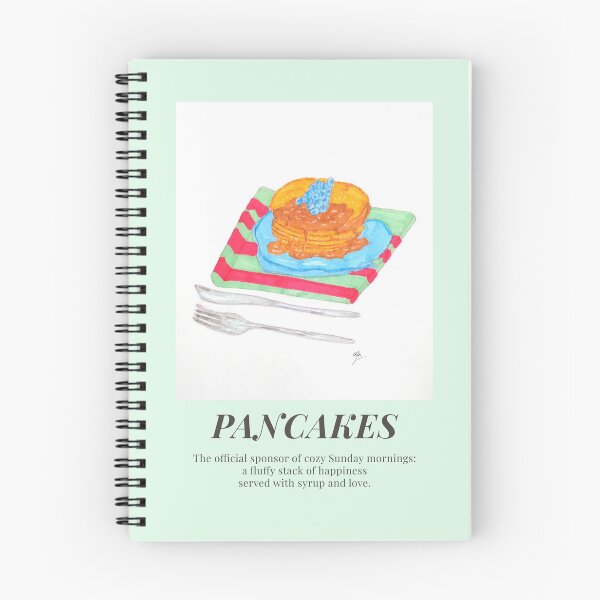 Item preview, Aesthetic illustration of pancakes with modern definition designed and sold by ElizabethCoelho.