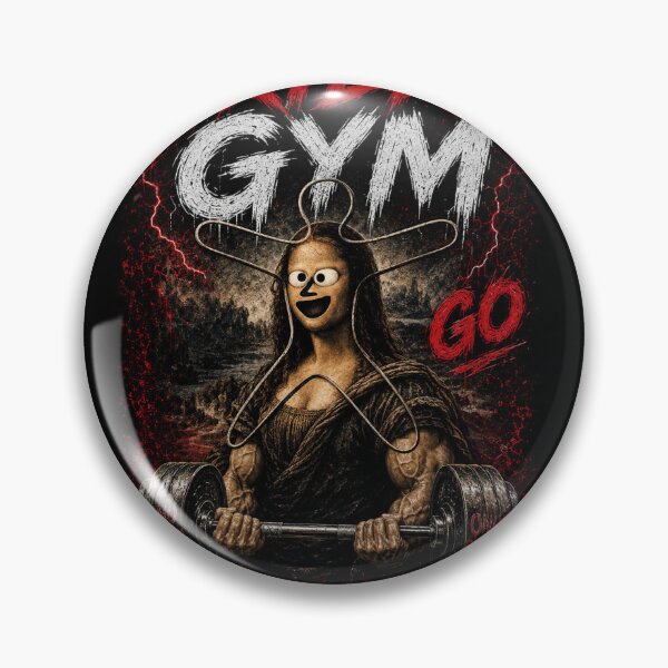Item preview, Friday Gym Go Creepy Mona Lisa Funny Horror Fitness Meme T-Shirt designed and sold by Digistore1221.