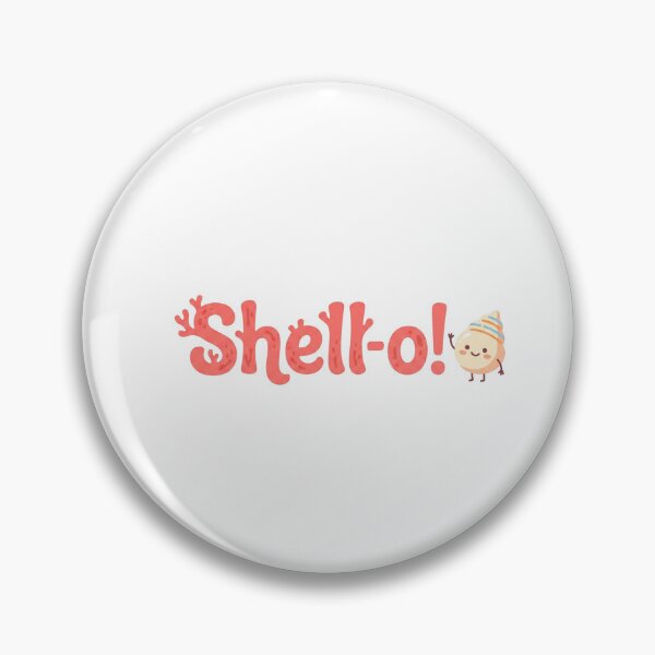 Item preview, Shell-o Funny Summer Seashell Beach Tee designed and sold by 7Four1 Designs.