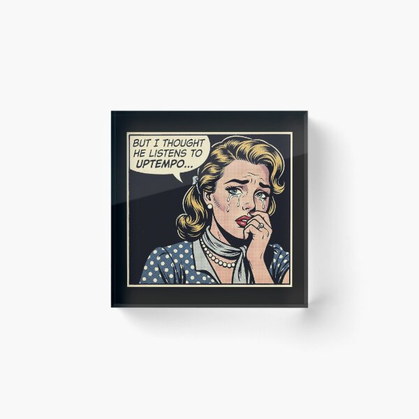 Item preview, Crying Comic Girl Uptempo Hardcore Rave Meme designed and sold by SPAZE-Typo.