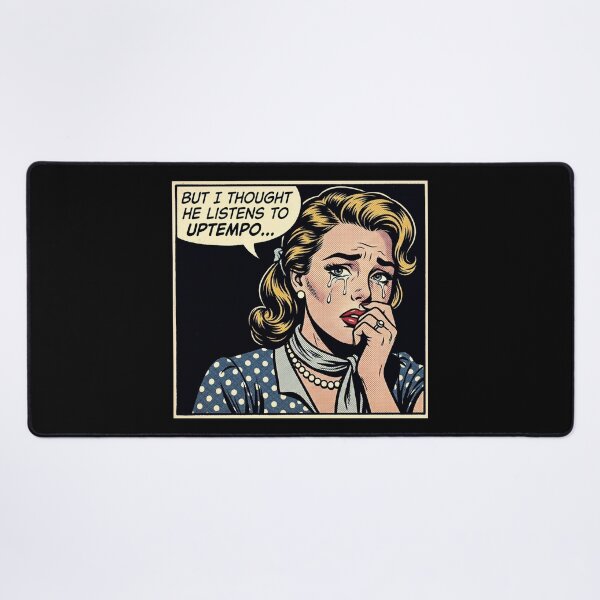 Item preview, Crying Comic Girl Uptempo Hardcore Rave Meme designed and sold by SPAZE-Typo.