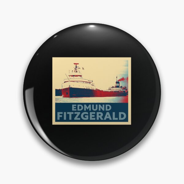 Item preview, Edmund Fitzgerald Hope Poster designed and sold by VerdePlantTees.