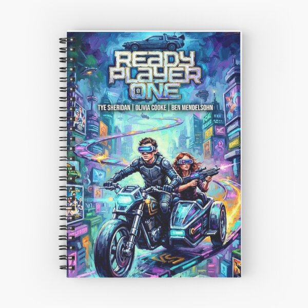 Item preview, Ready Player One Cyberpunk Sci-Fi Adventure Tribute Art Poster designed and sold by Art's Diner.