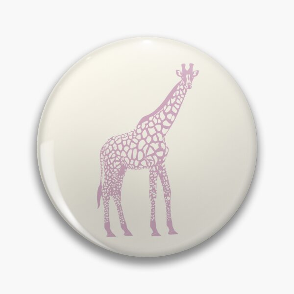 Item preview, Minimal Monochrome Giraffe Line Art Scandinavian Style Animal Illustration Dusty Pink designed and sold by Nasdigitalart.