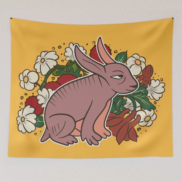 Item preview, Medieval Fantasy Hare Illustration Design designed and sold by MariOyama.