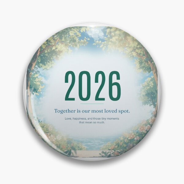 Item preview, Together Is Our Most Loved Spot 2026 – Love, Happiness & Tiny Moments Cottagecore Nature Design designed and sold by DervoTeck2767.