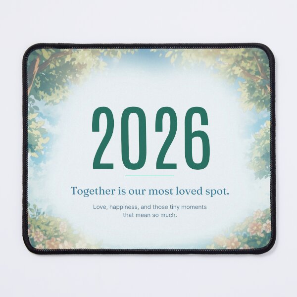 Item preview, Together Is Our Most Loved Spot 2026 – Love, Happiness & Tiny Moments Cottagecore Nature Design designed and sold by DervoTeck2767.