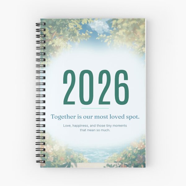 Item preview, Together Is Our Most Loved Spot 2026 – Love, Happiness & Tiny Moments Cottagecore Nature Design designed and sold by DervoTeck2767.