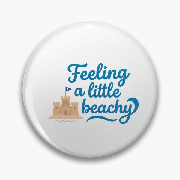 Item preview, Feeling a Little Beachy Funny Summer Beach Tee designed and sold by 7Four1 Designs.