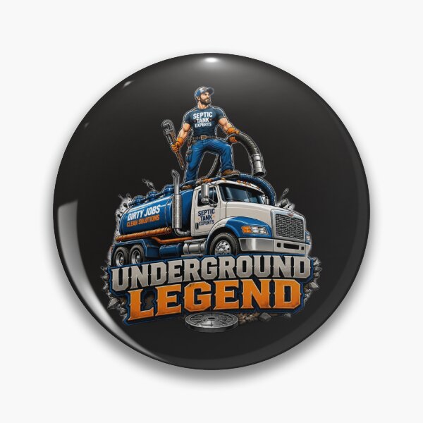Item preview, Underground Legend - Septic Technician designed and sold by StakkaFu.