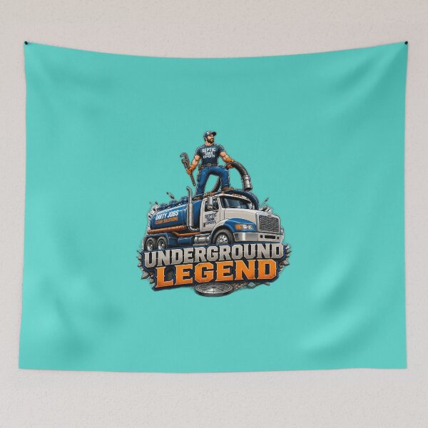 Item preview, Underground Legend - Septic Technician designed and sold by StakkaFu.